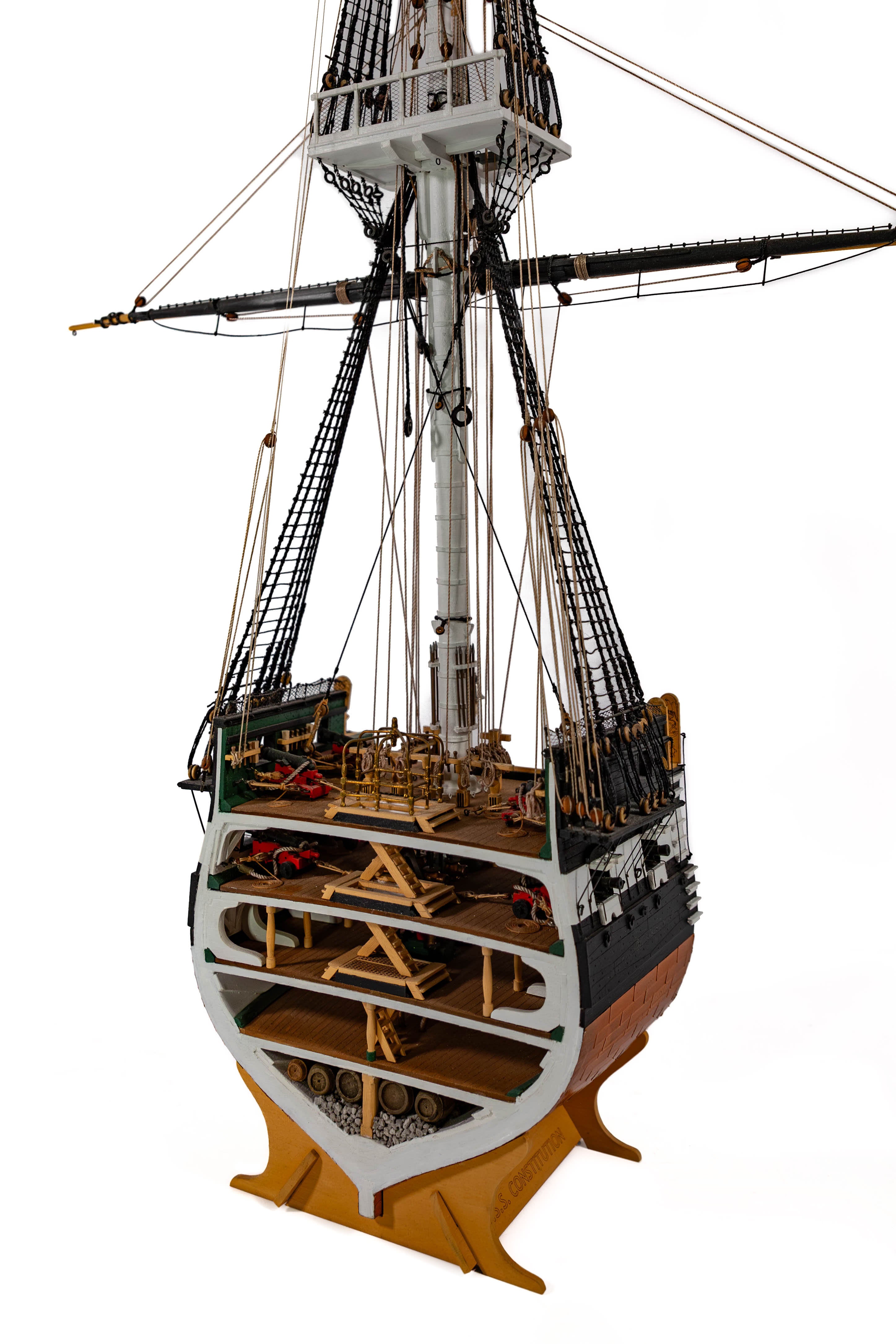 USS Constitution Cross-Section 1797