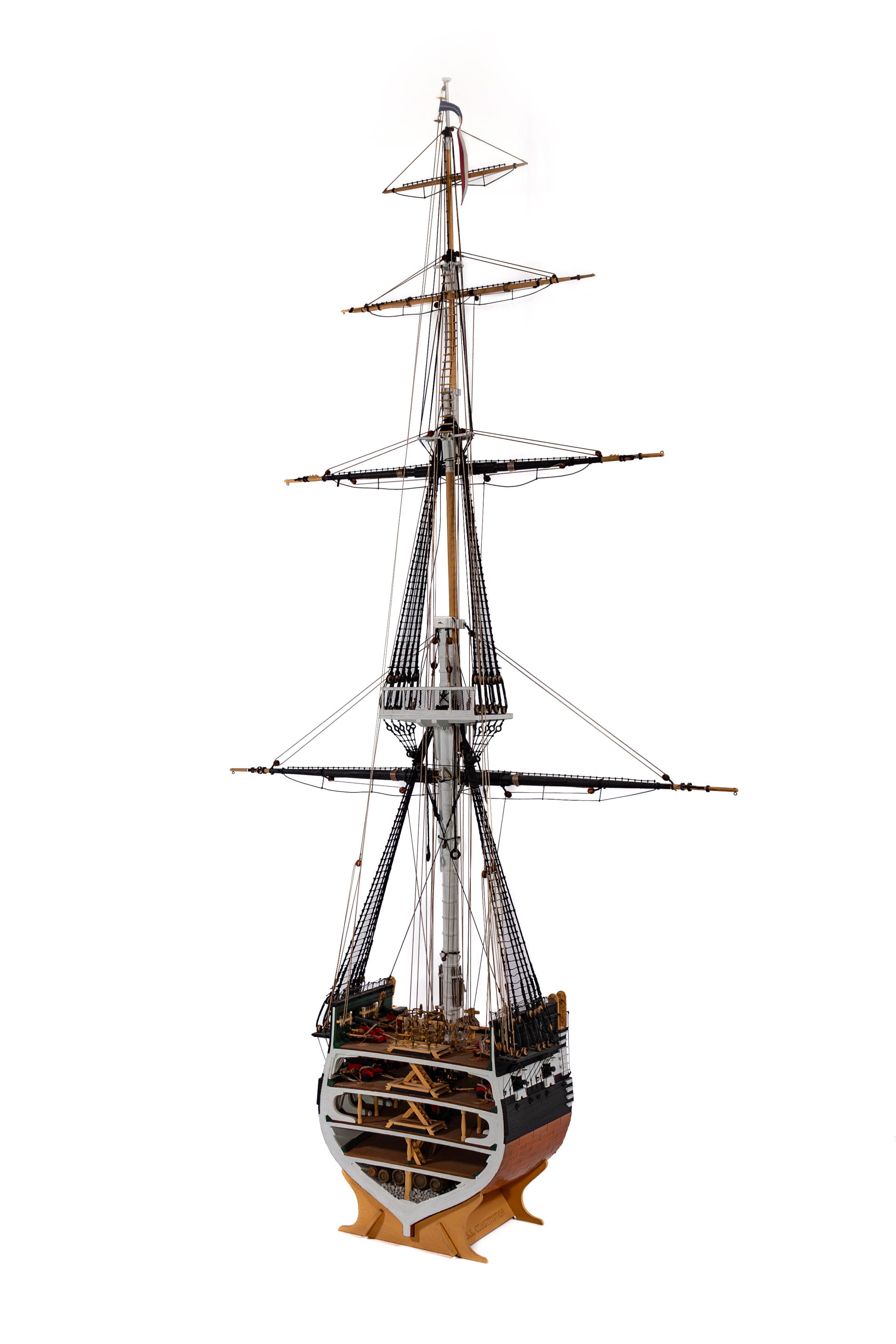 USS Constitution Cross-Section 1797