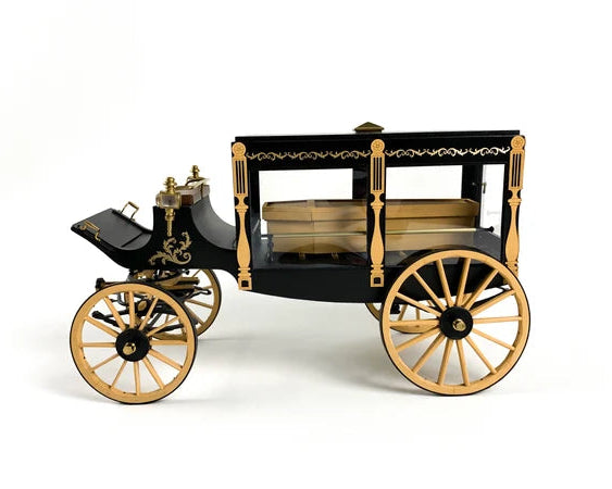 1895 Horse-Drawn Hearse Wagon