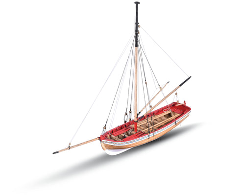 18TH CENTURY LONGBOAT 1:48